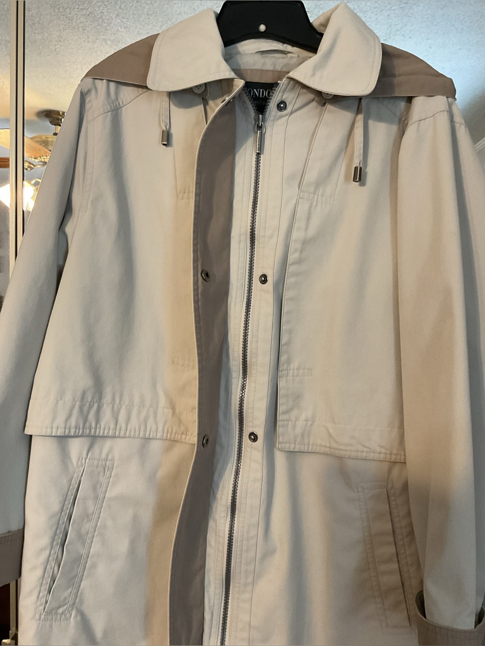 LONDON FOG LIMITED EDITION LADIES HOODED TRENCH COAT MADE IN SRI LANKA SIZE MP - Picture 3 of 16